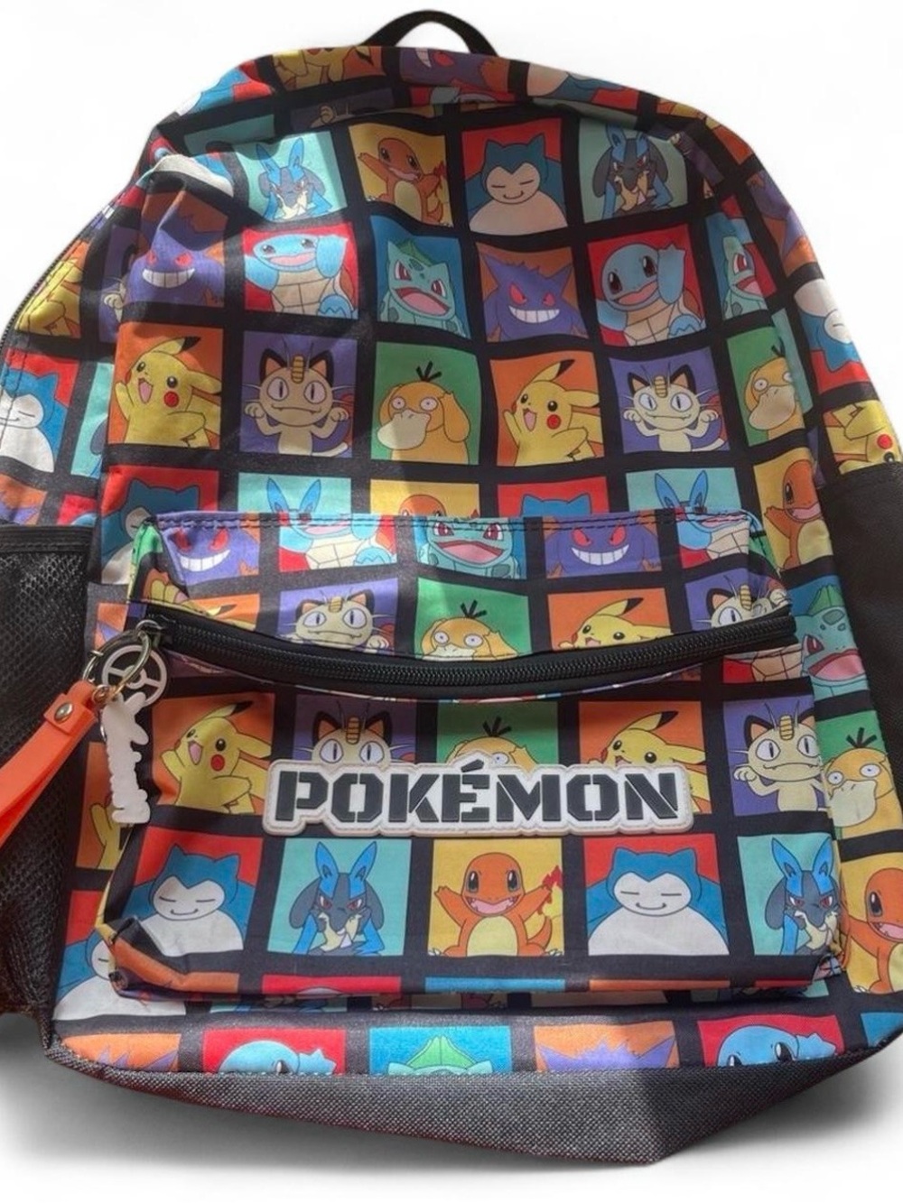 Multicolor Character Grid Backpack - Official Logo